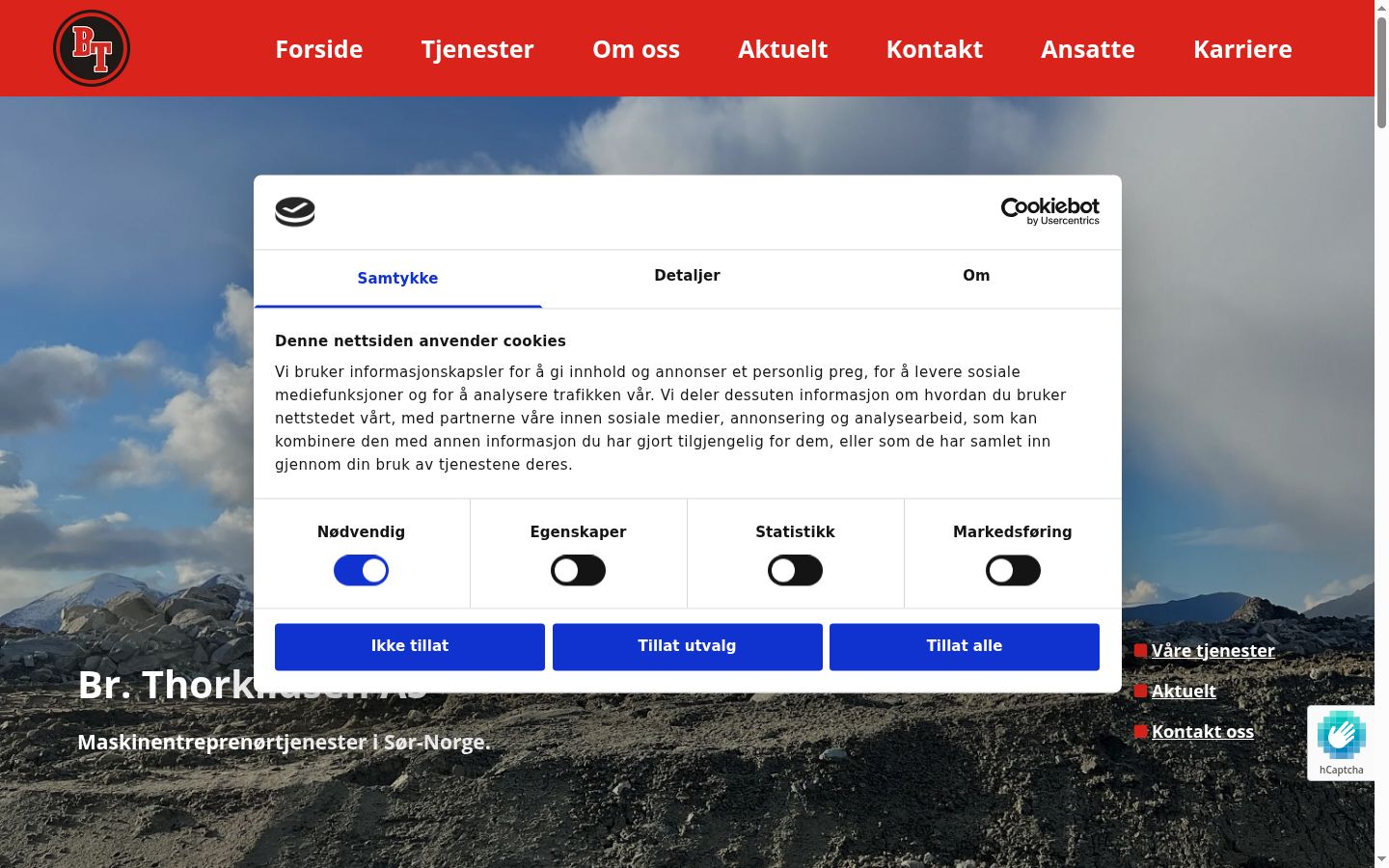 Sutikimo reklamjuostės, rodytos prieš bet kokią sąveiką, ekrano kopija