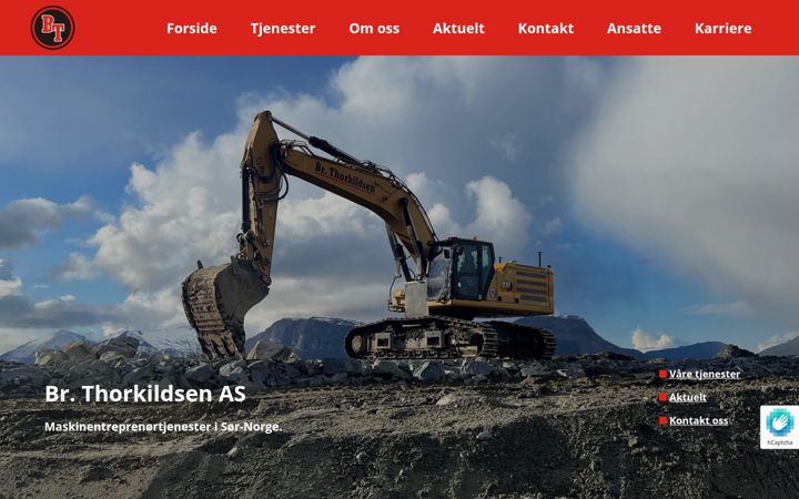 Snímek obrazovky brthorkildsen.no