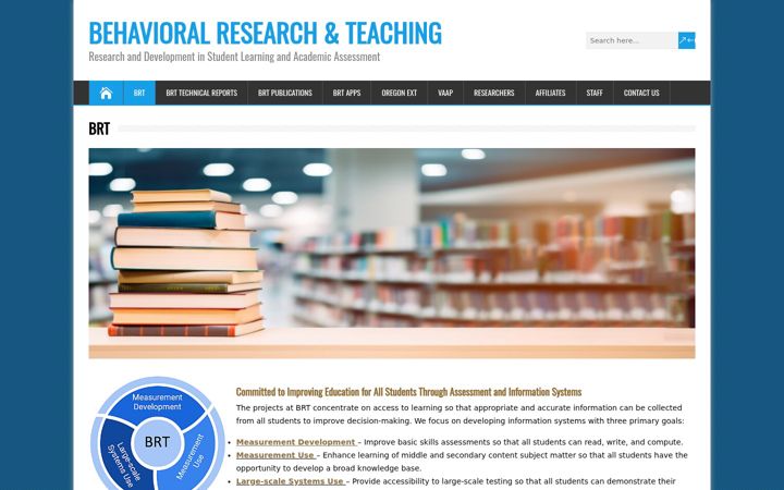 Screenshot of brtprojects.org