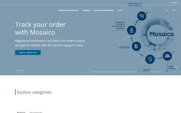Screenshot of brtspareparts.com