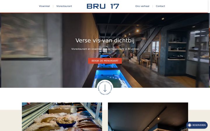 Screenshot van bru17.nl