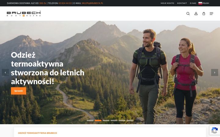 Screenshot of brubeck.pl