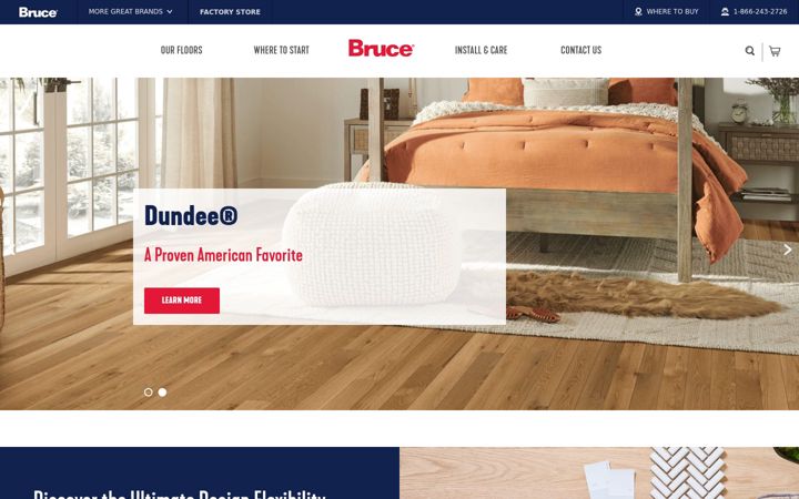 Screenshot of bruce.com