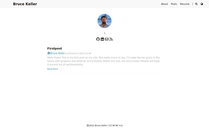 Screenshot of brucejkeller.com