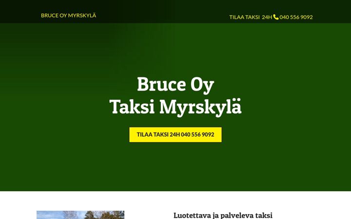 Screenshot von bruceoy.fi