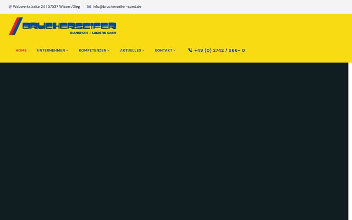 Screenshot of brucherseifer-sped.de
