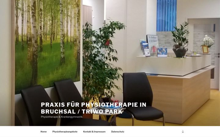 Screenshot of bruchsal.physio