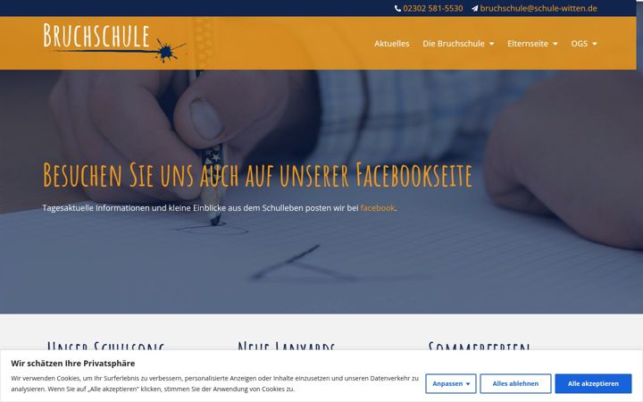 Screenshot of bruchschule-witten.de
