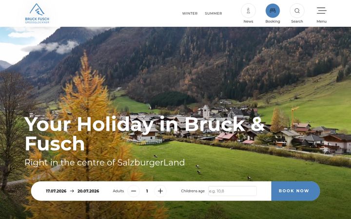 Ekrānuzņēmums no bruck-fusch.at