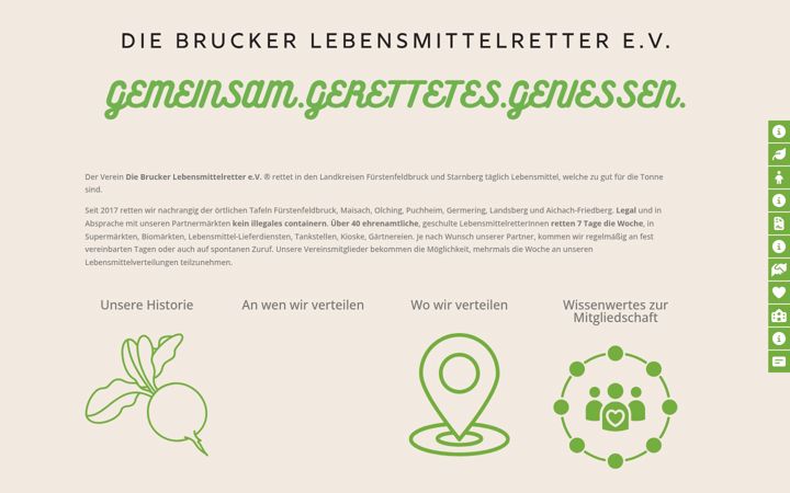 Екранна снимка на brucker-lebensmittelretter.de