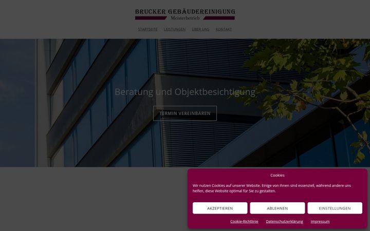 Екранна снимка на bruckergebaeudereinigung-gmbh.de