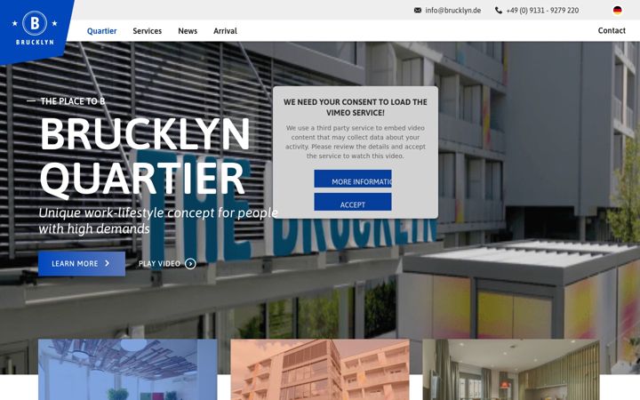 Screenshot of brucklyn.de