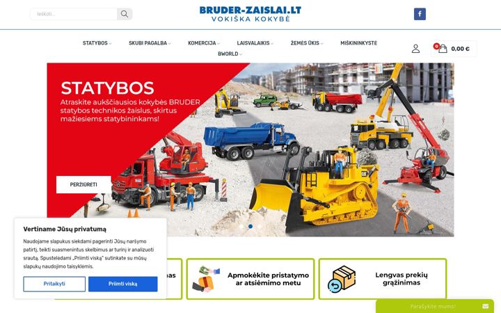 Skjámynd af bruder-zaislai.lt