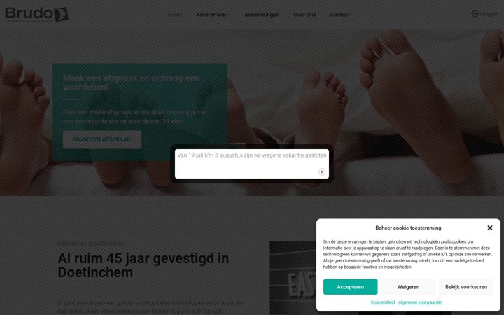 Screenshot of brudo.nl