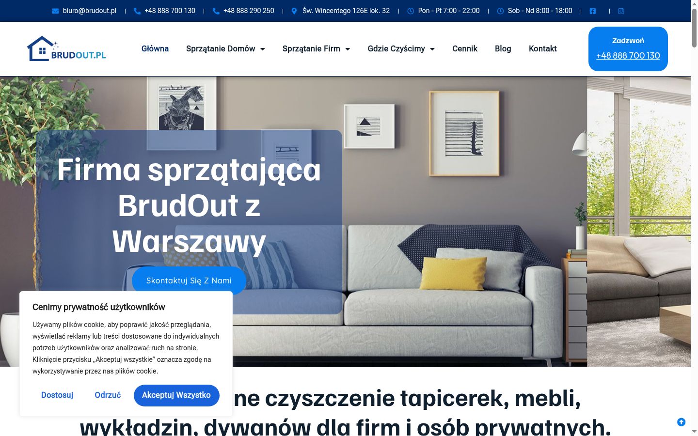 Captură de ecran a bannerului de consimțământ afișat înainte de orice interacțiune