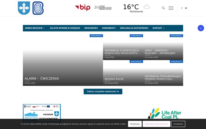 Screenshot του brudzew.pl