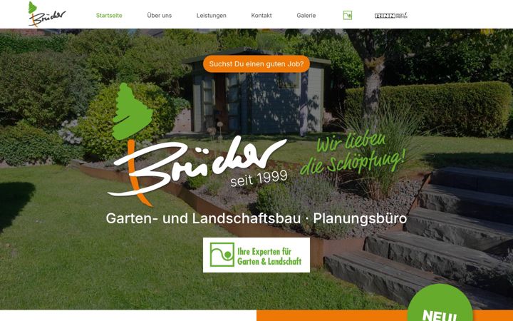 Screenshot of bruecher-garten.de