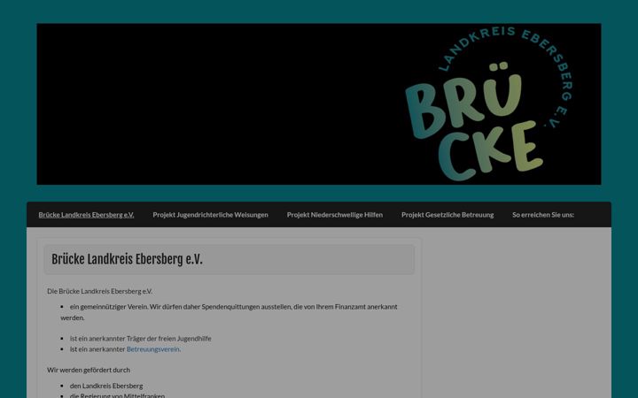 Screenshot stránky bruecke-landkreis-ebersberg.de