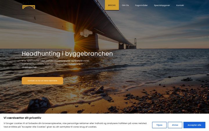 Screenshot of bruecke.dk