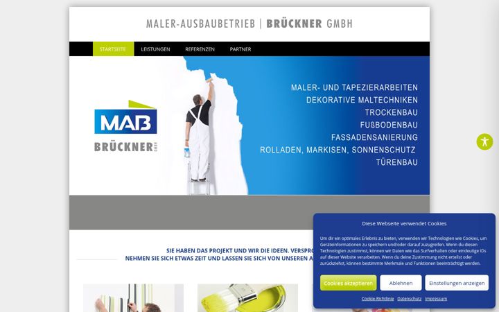 Screenshot of brueckner-maler.de