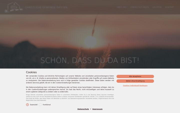 Екранна снимка на bruedergemeinde-giessen.de