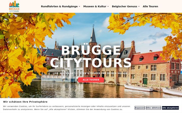 Screenshot of bruegge-citytours.com