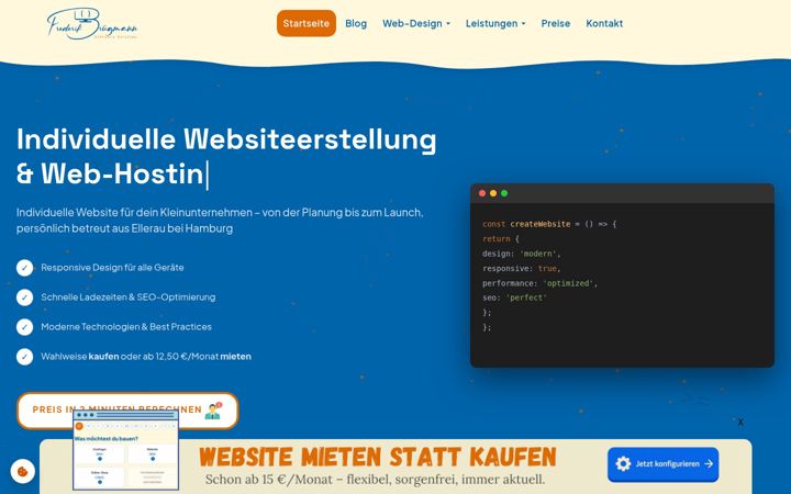 Screenshot of bruegmann.tech