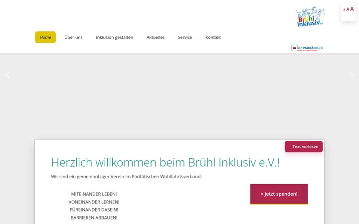 Zrzut ekranu bruehl-inklusiv.de