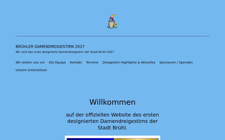 Екранна снимка на bruehler-dreigestirn.de