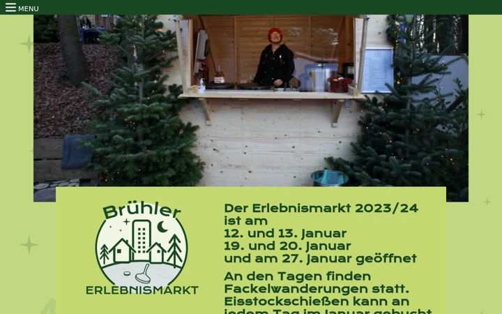 Екранна снимка на bruehler-erlebnismarkt.de