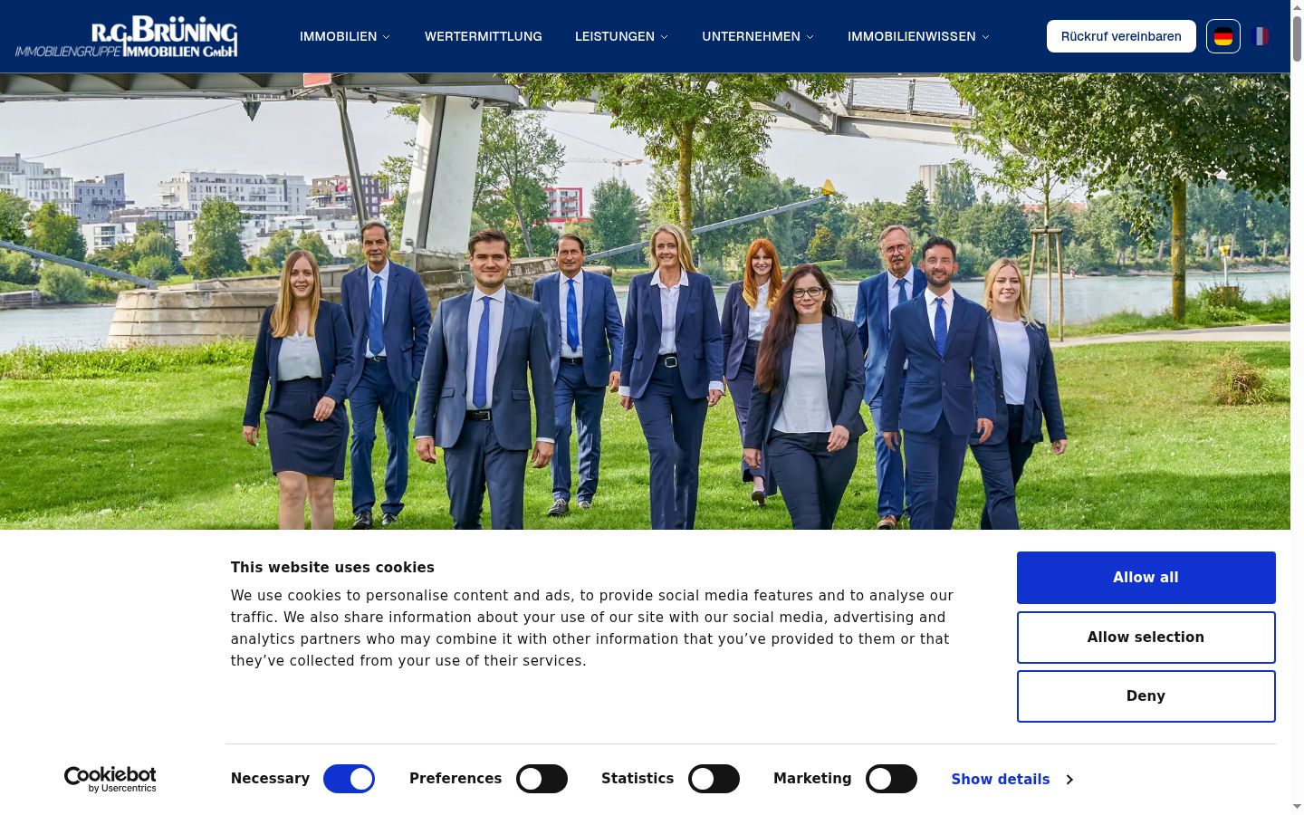 Zrzut ekranu banera zgody wyświetlanego przed jakąkolwiek interakcją