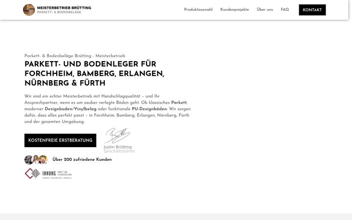 Screenshot of bruettingparkett.de