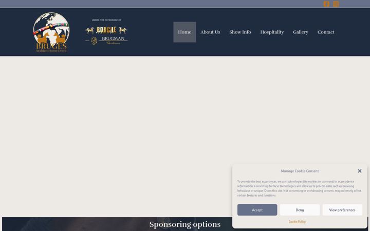 Screenshot of bruges-arabian-horse-event.com