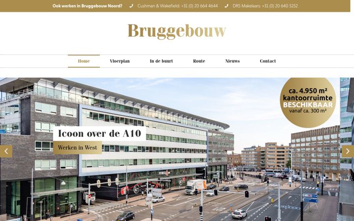 Screenshot of bruggebouw.nl