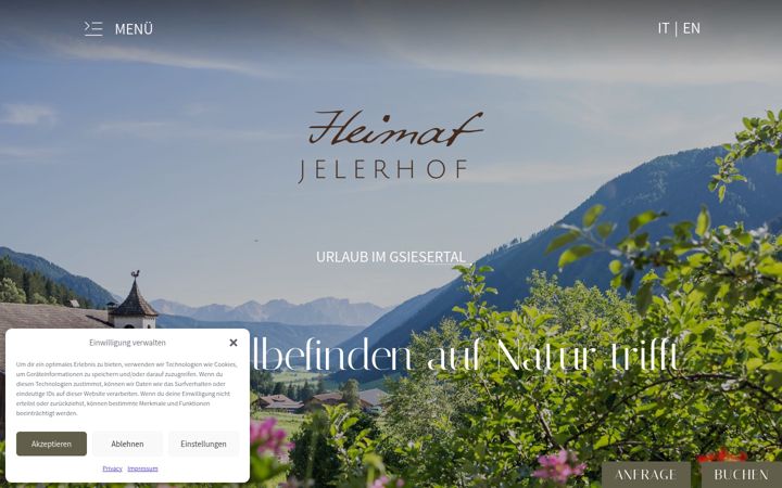 Screenshot of brugger-suedtirol.com
