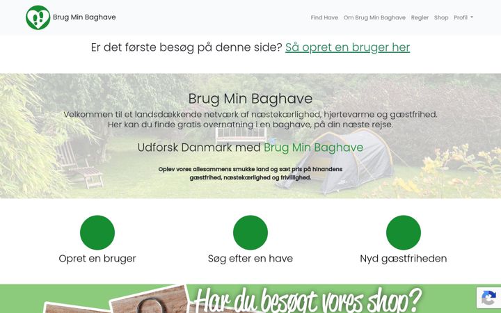 Screenshot of brugminbaghave.dk