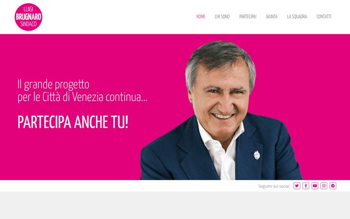 Screenshot του brugnarosindaco.it