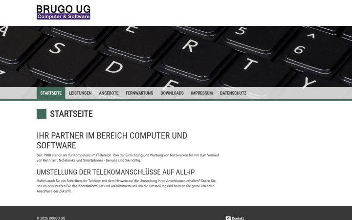 Screenshot of brugo.de