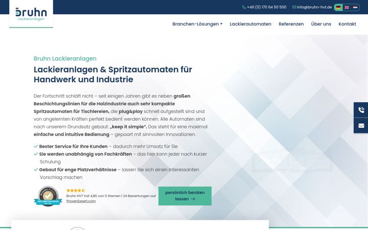 Screenshot of bruhn-lackieranlagen.de