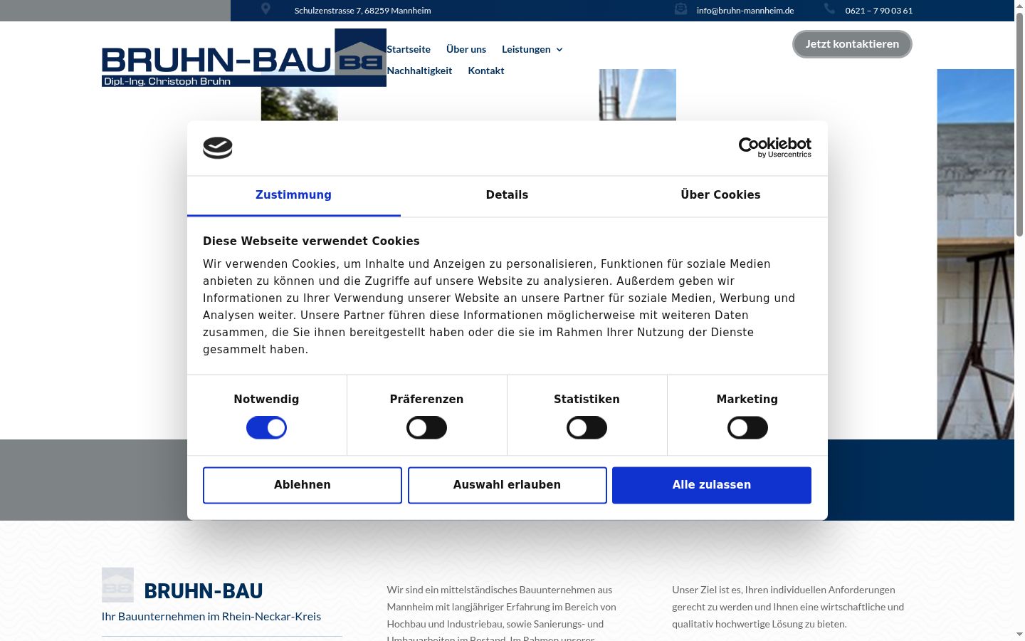 Ekrānuzņēmums ar piekrišanas baneri, kas tika rādīts pirms jebkādas mijiedarbības