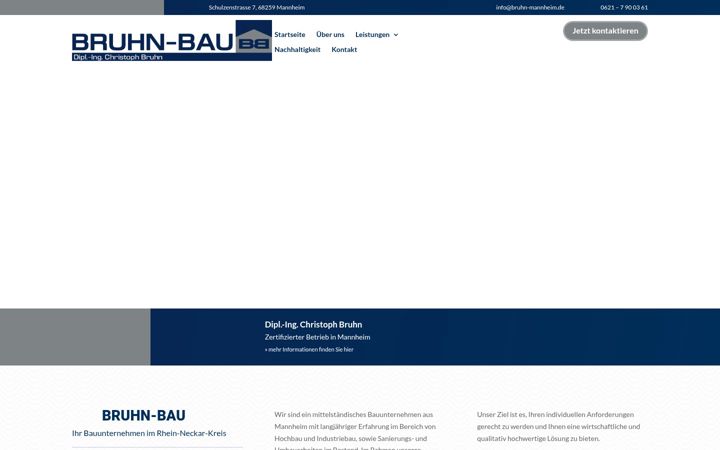 Captură de ecran a bruhn-mannheim.de