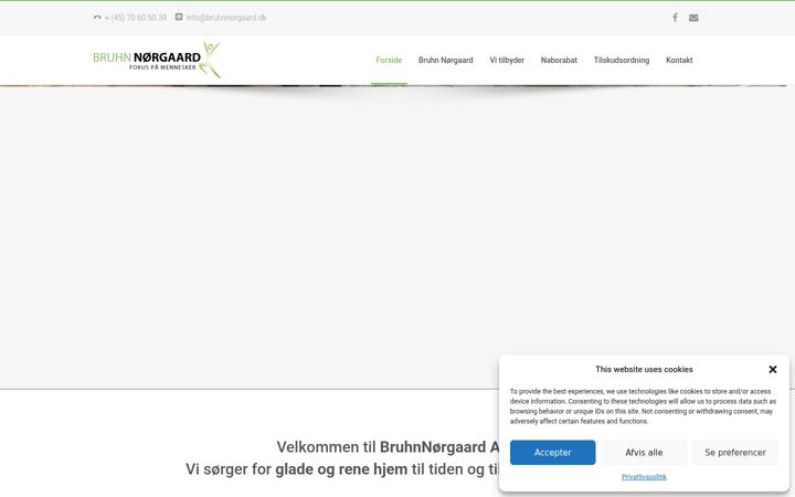 Screenshot of bruhnnorgaard.dk