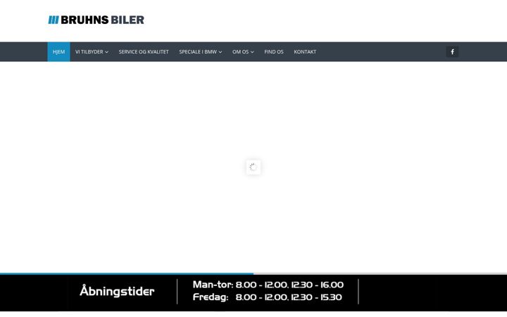 Screenshot of bruhns-biler.dk