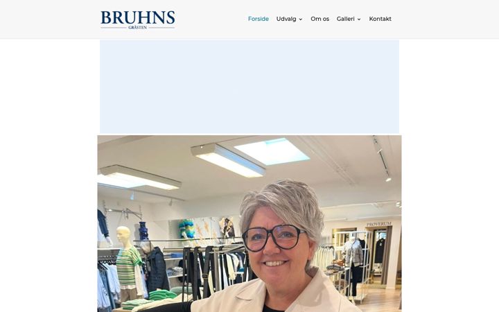 Screenshot of bruhns-mode.dk