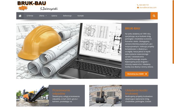 Screenshot of bruk-bau.pl