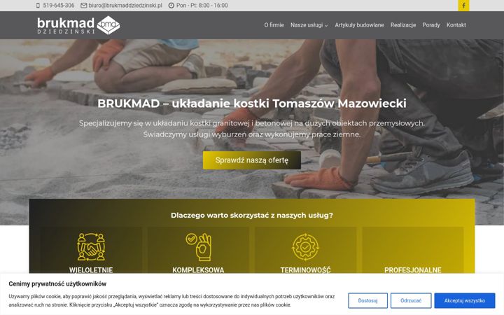 Screenshot του brukmaddziedzinski.pl