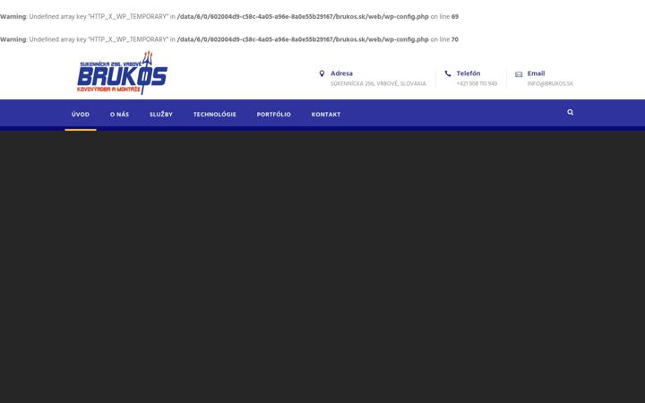 Screenshot of brukos.sk