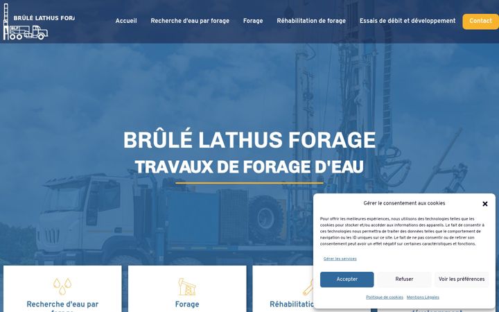 Screenshot of brule-lathus-forage.fr