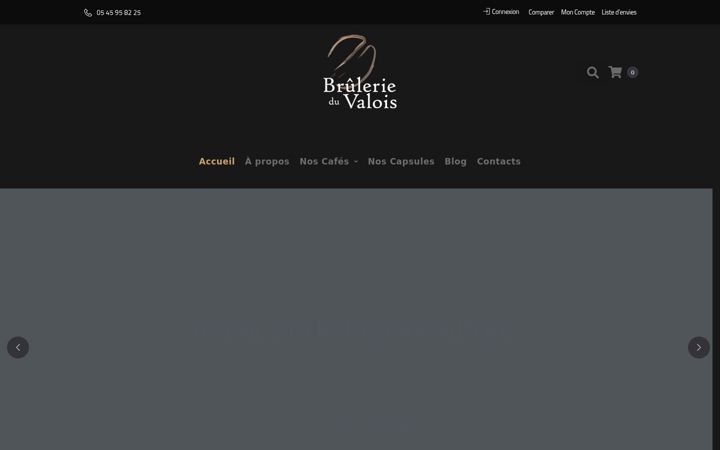 Screenshot του brulerieduvalois.fr
