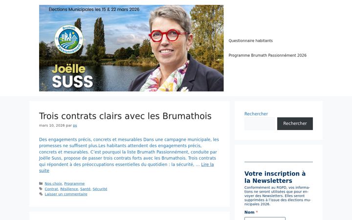 Screenshot of brumathpassionnement.fr